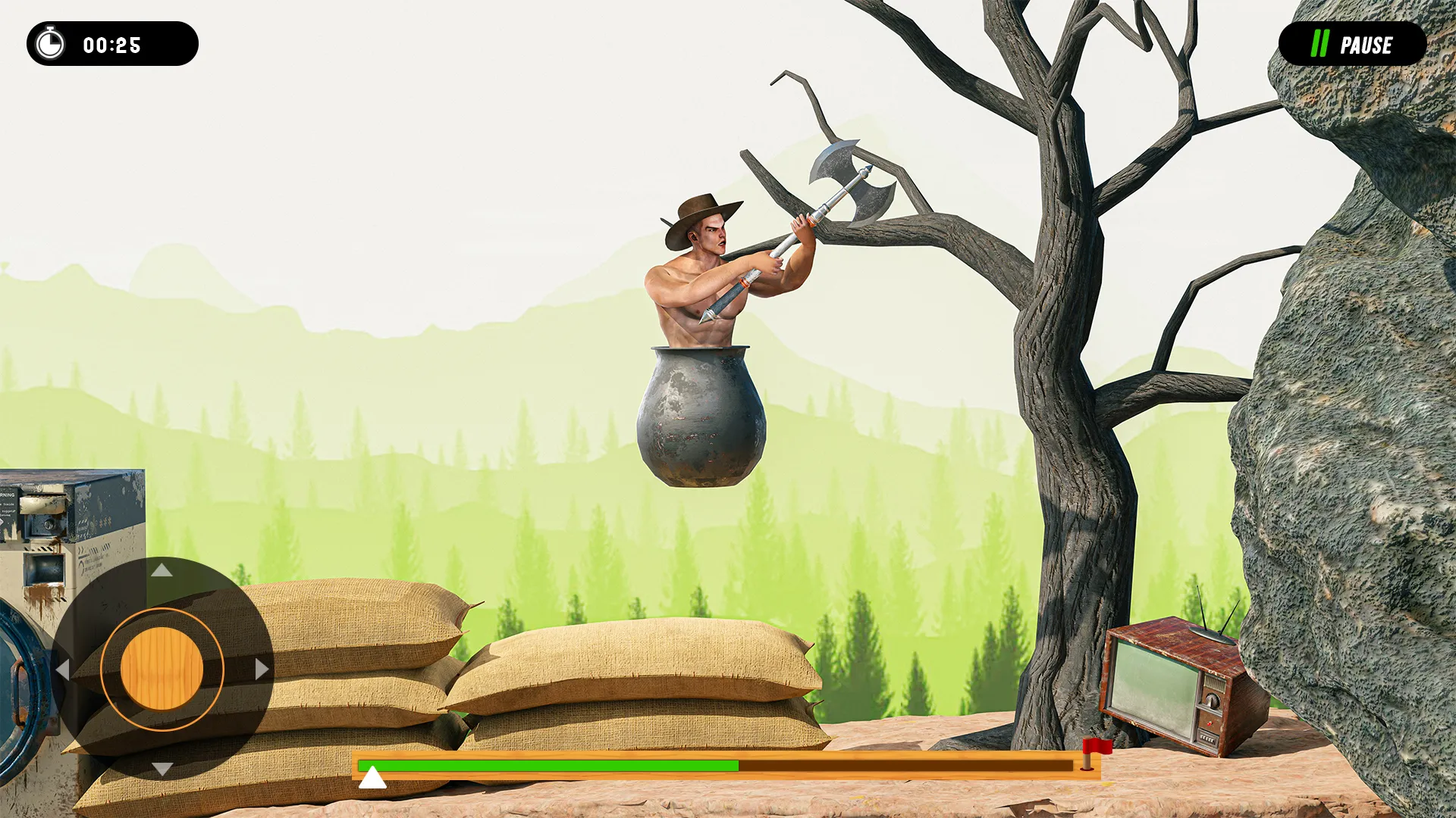 Hammer Climber Man: Pot Man 3D | Indus Appstore | Screenshot