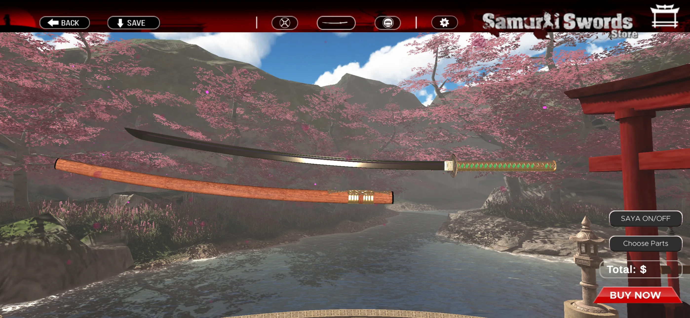 Samurai Swords Store | Indus Appstore | Screenshot