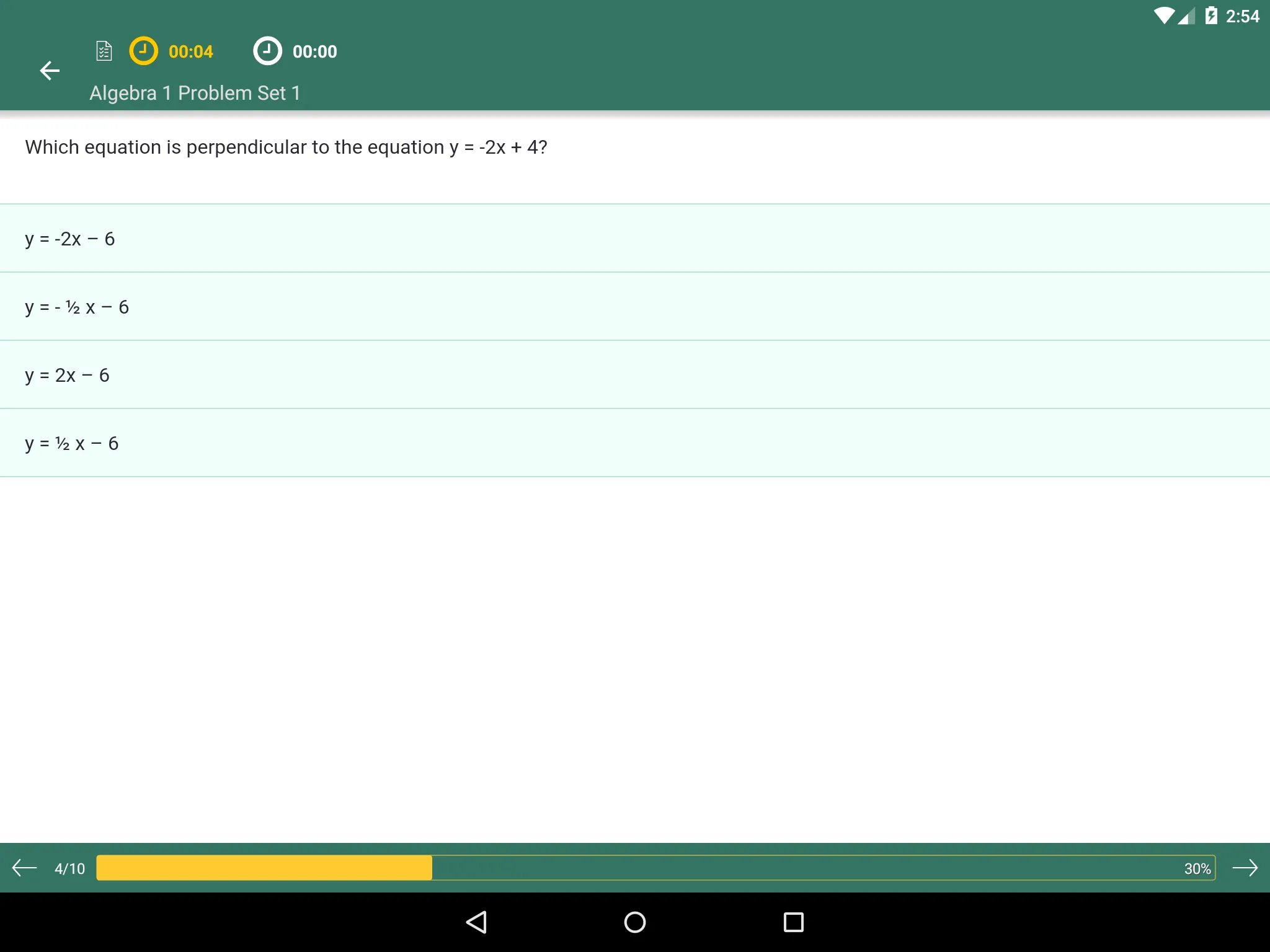 Algebra 1 Practice & Prep | Indus Appstore | Screenshot