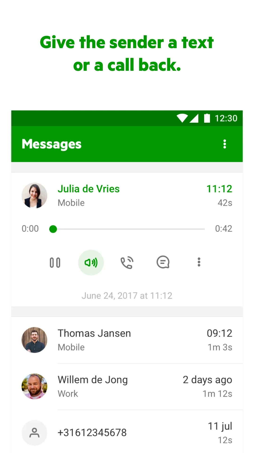 KPN VoiceMail | Indus Appstore | Screenshot