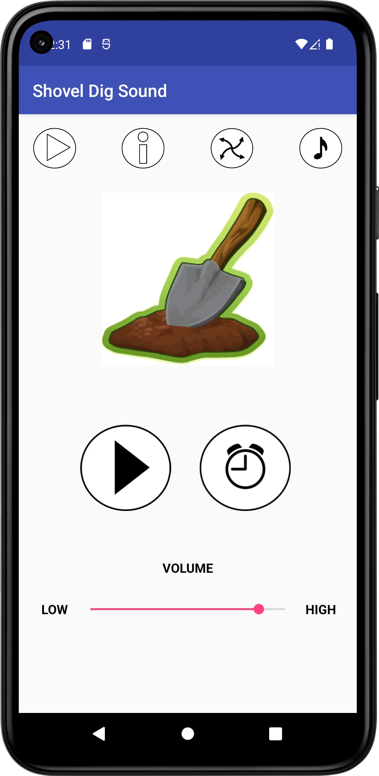 Shovel Dig Sound | Indus Appstore | Screenshot