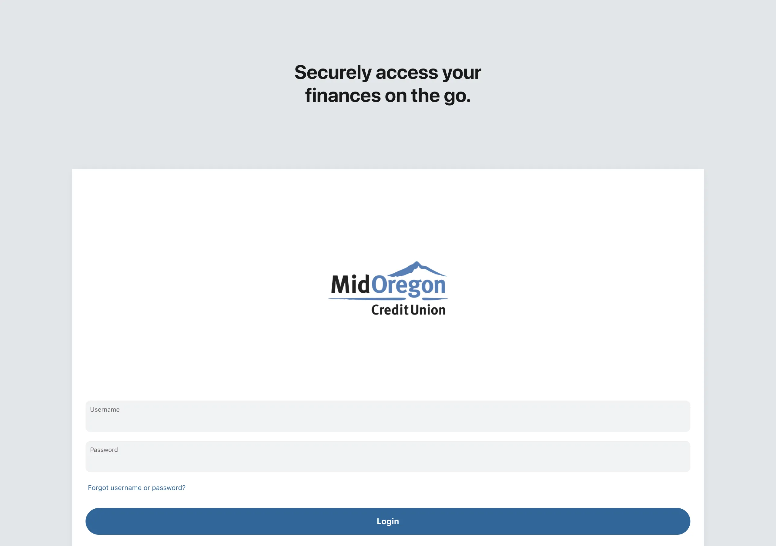 Mid Oregon Credit Union | Indus Appstore | Screenshot