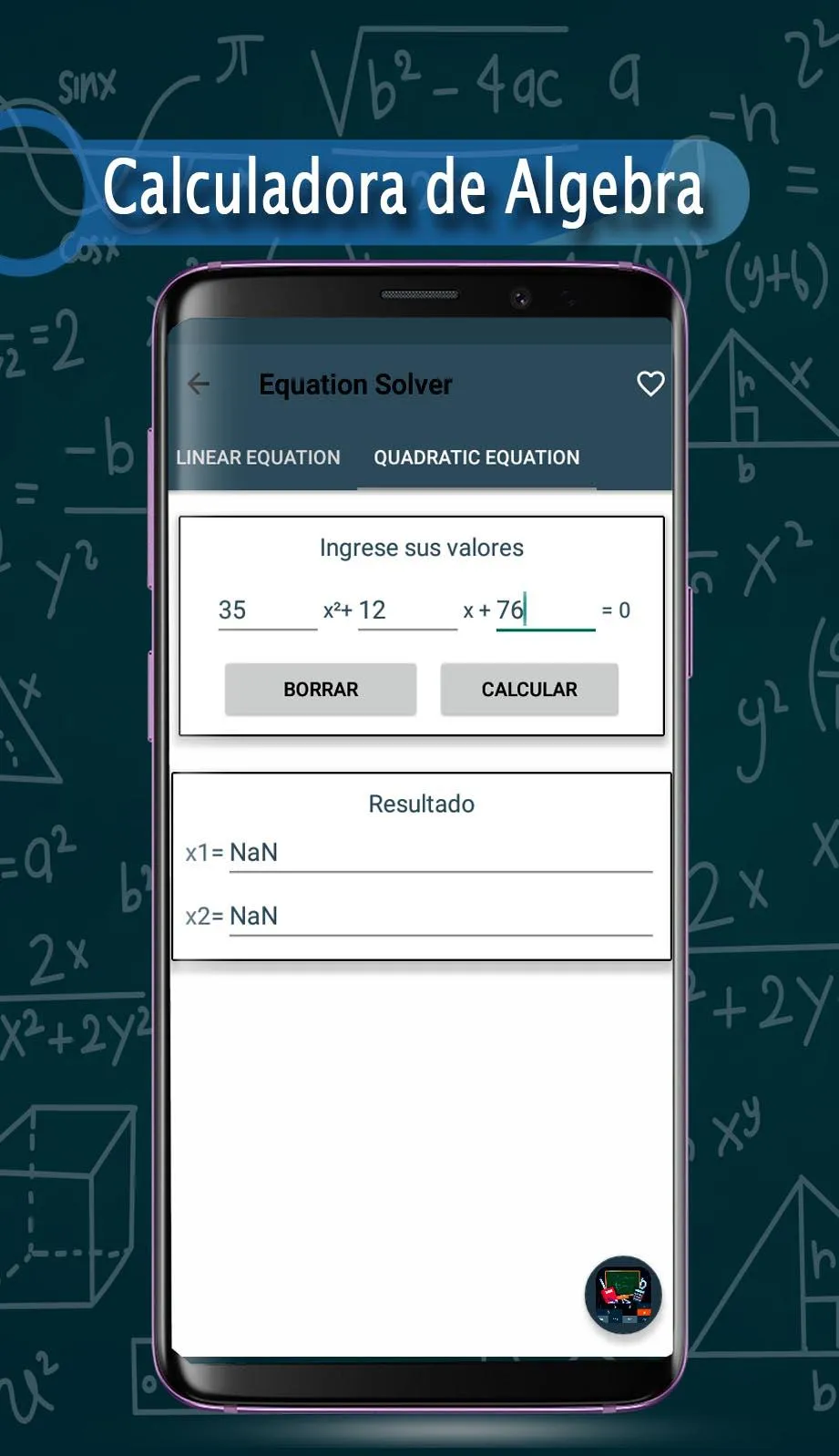 Algebra Calculator | Indus Appstore | Screenshot