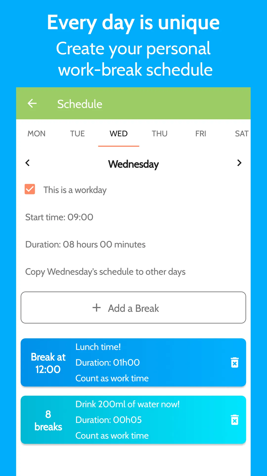 Work Break - Break Reminder | Indus Appstore | Screenshot