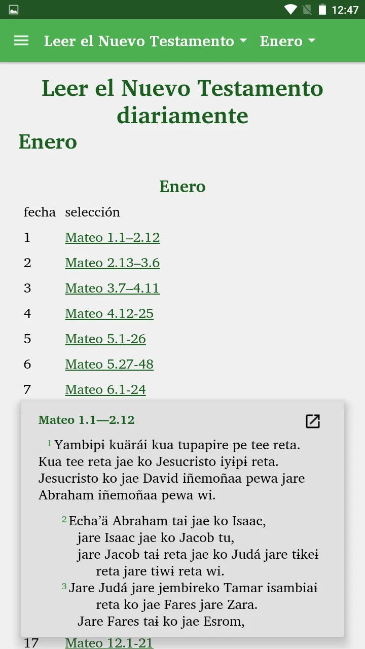 Western Guaraní Bible | Indus Appstore | Screenshot