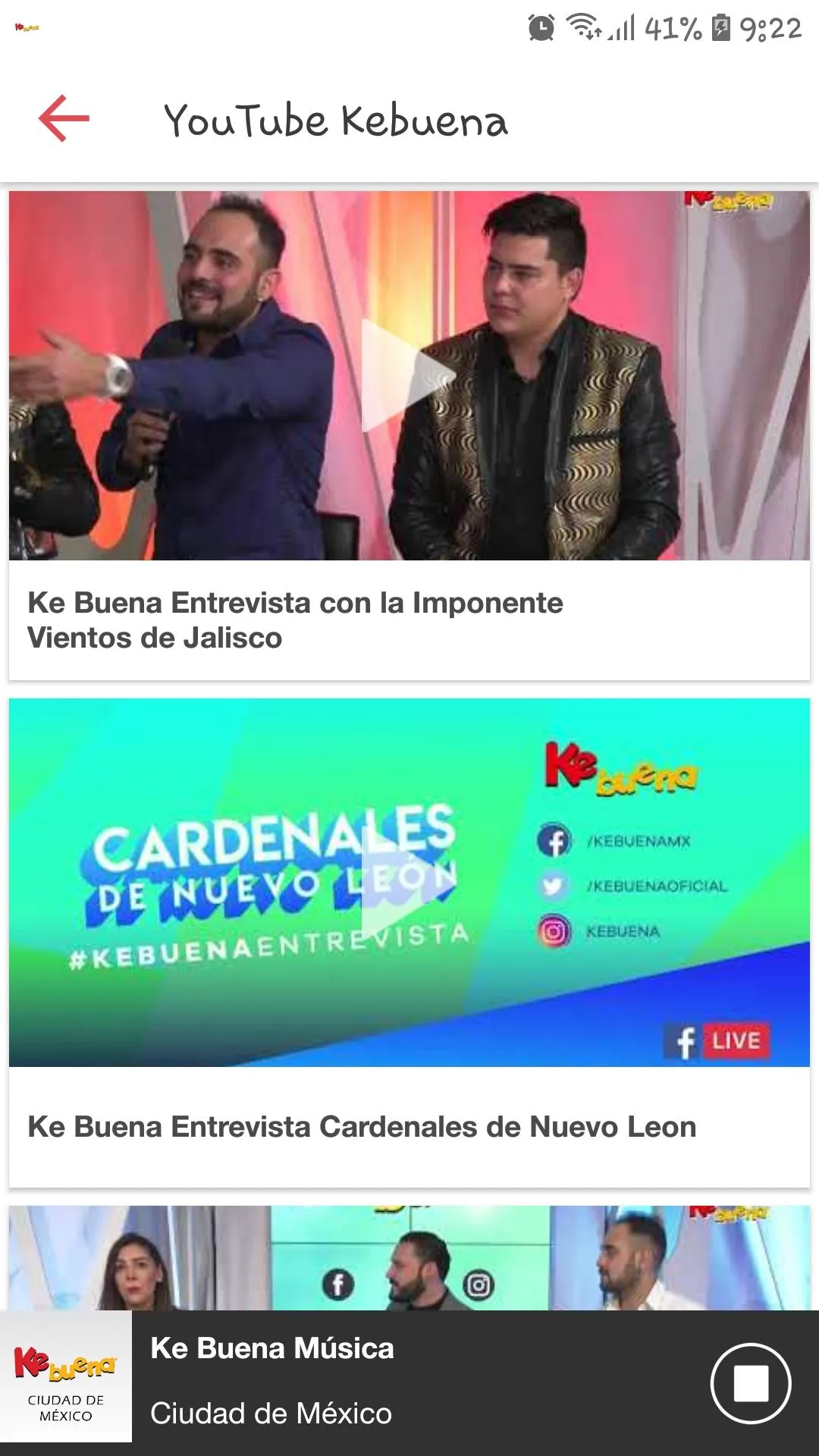 Ke Buena Radio | Indus Appstore | Screenshot