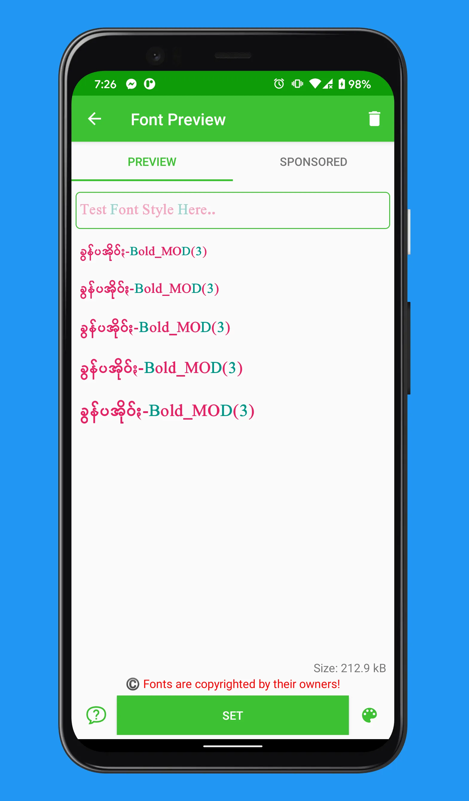 zFont Tool - Android Font Tool | Indus Appstore | Screenshot