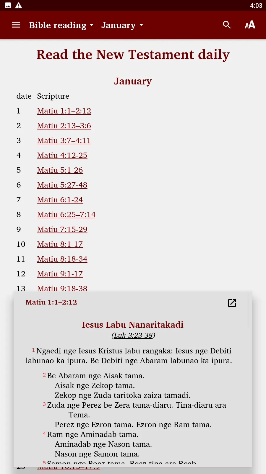 Manam - Bible | Indus Appstore | Screenshot