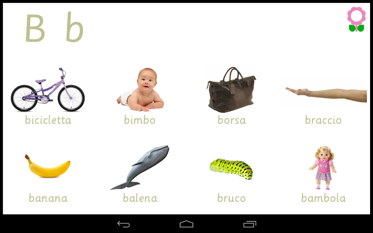 Alfabeto e vocabolario libro | Indus Appstore | Screenshot