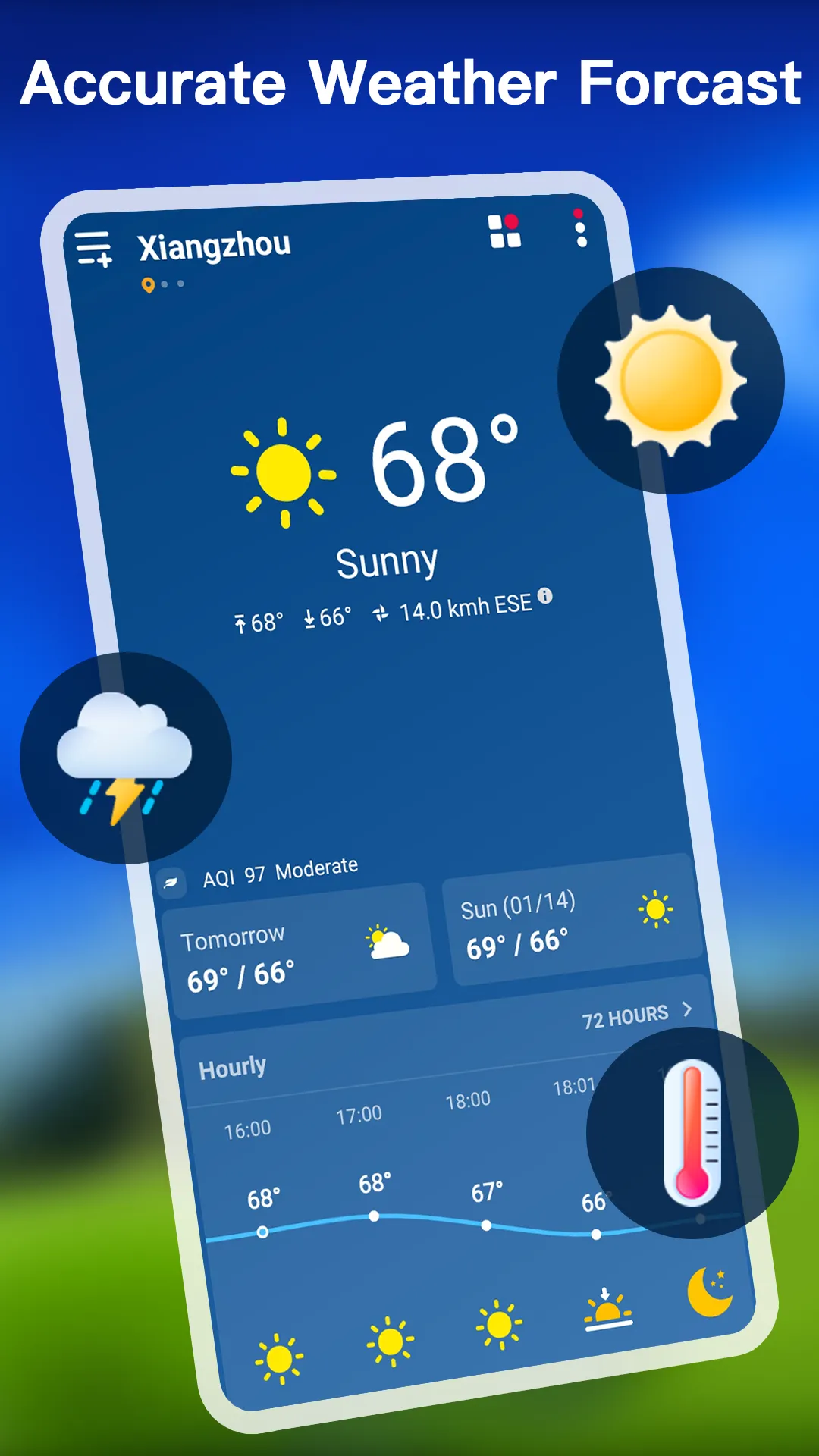 Weather - Accurate Weather App | Indus Appstore | Screenshot