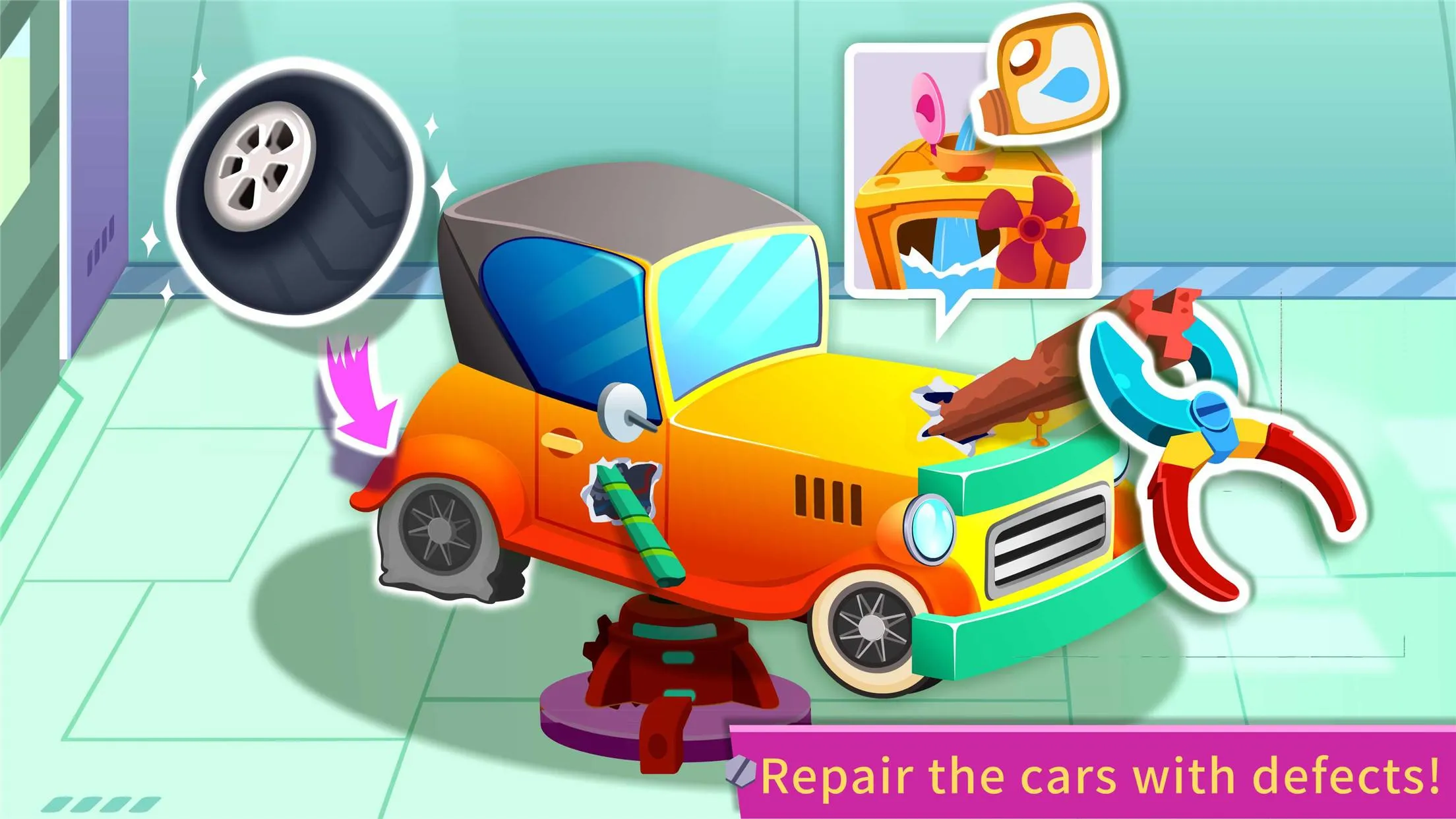 Little Panda's Car Repair | Indus Appstore | Screenshot