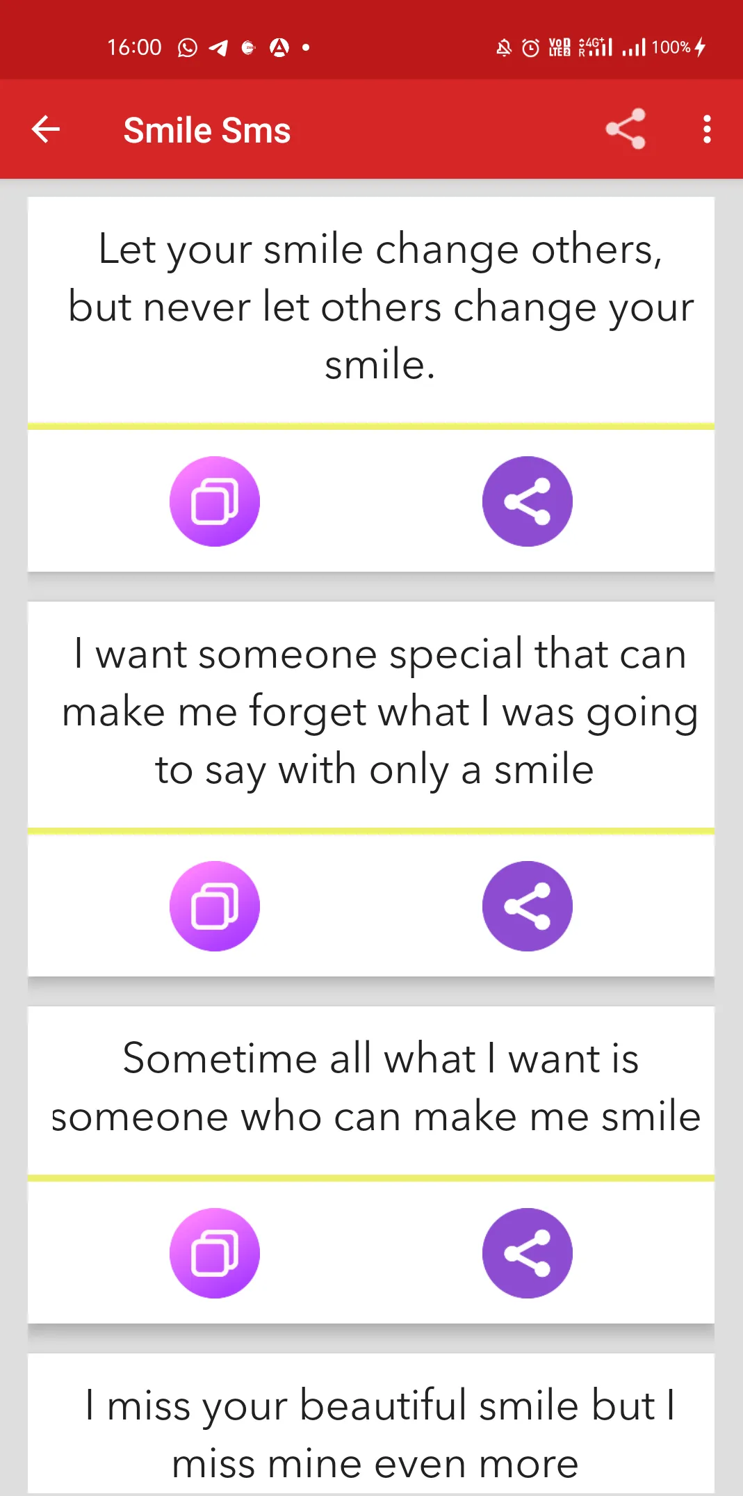 SMS Message Collection 50000 | Indus Appstore | Screenshot