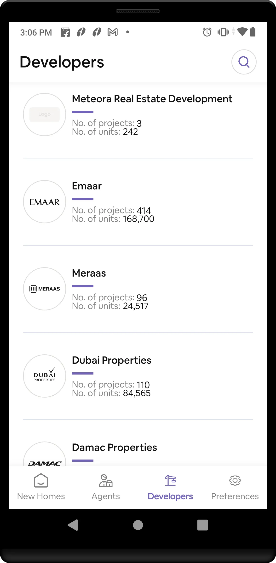 New Projects | Indus Appstore | Screenshot