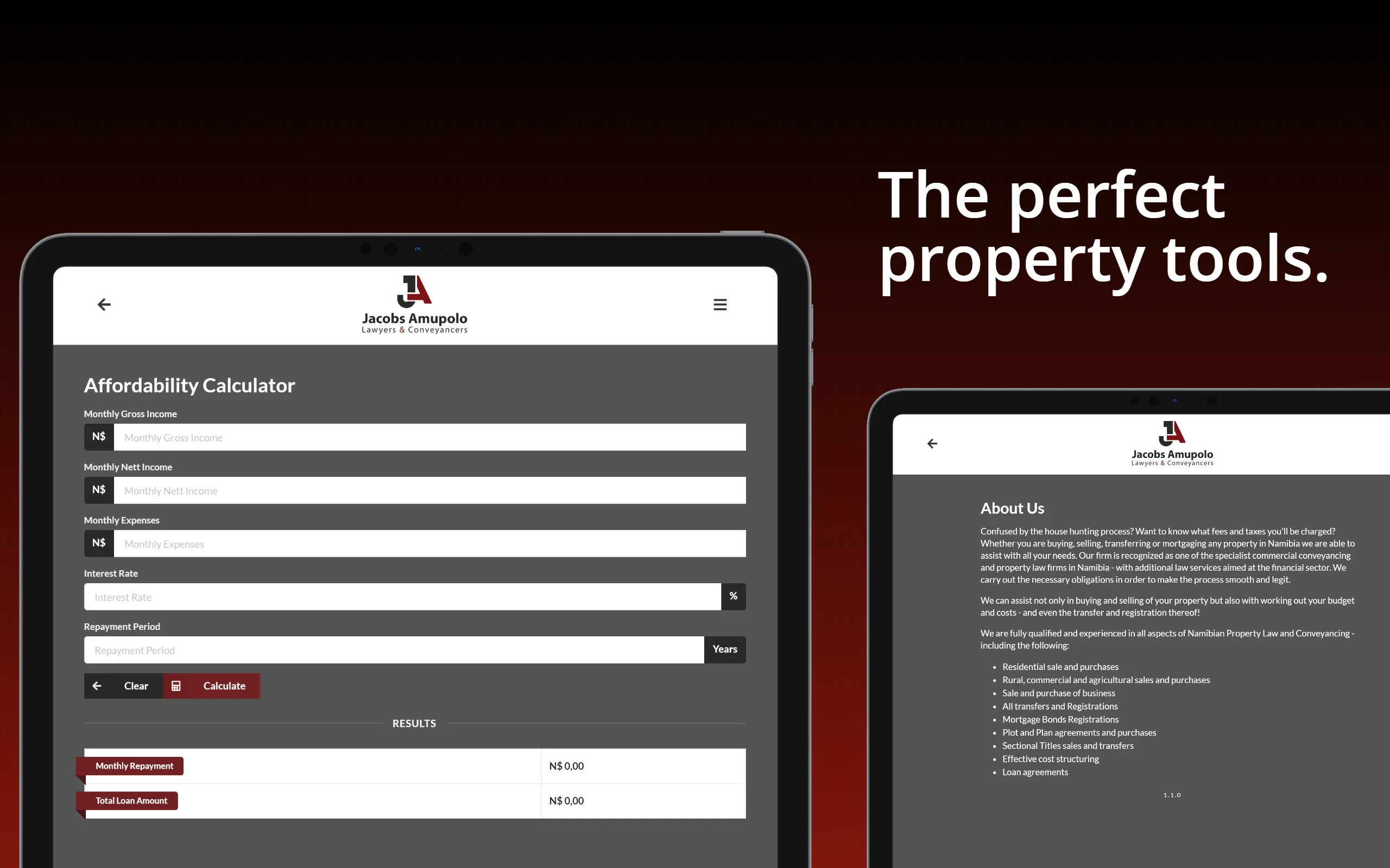 Jacobs Attorneys Conveyancing  | Indus Appstore | Screenshot