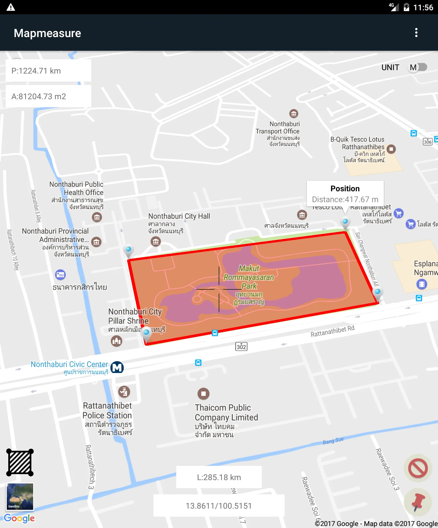 map measure planimeter | Indus Appstore | Screenshot