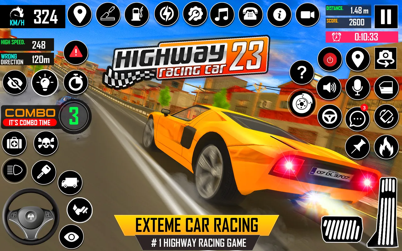 Highway Car Racing 3D Games | Indus Appstore | Screenshot