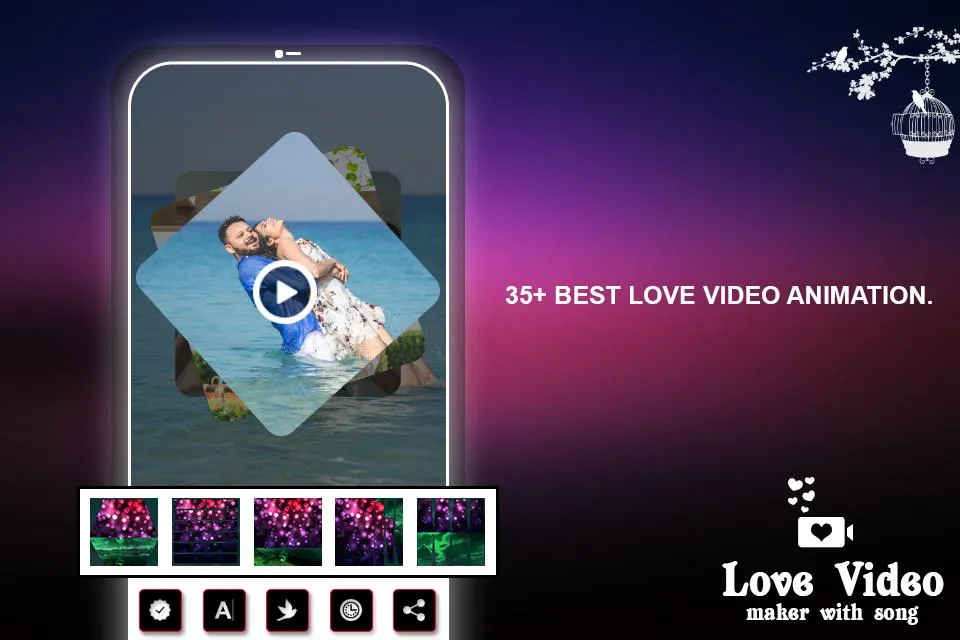 Love Video Maker with Song | Indus Appstore | Screenshot