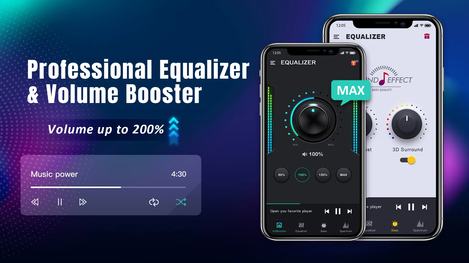 Bass & Vol Boost - Equalizer | Indus Appstore | Screenshot