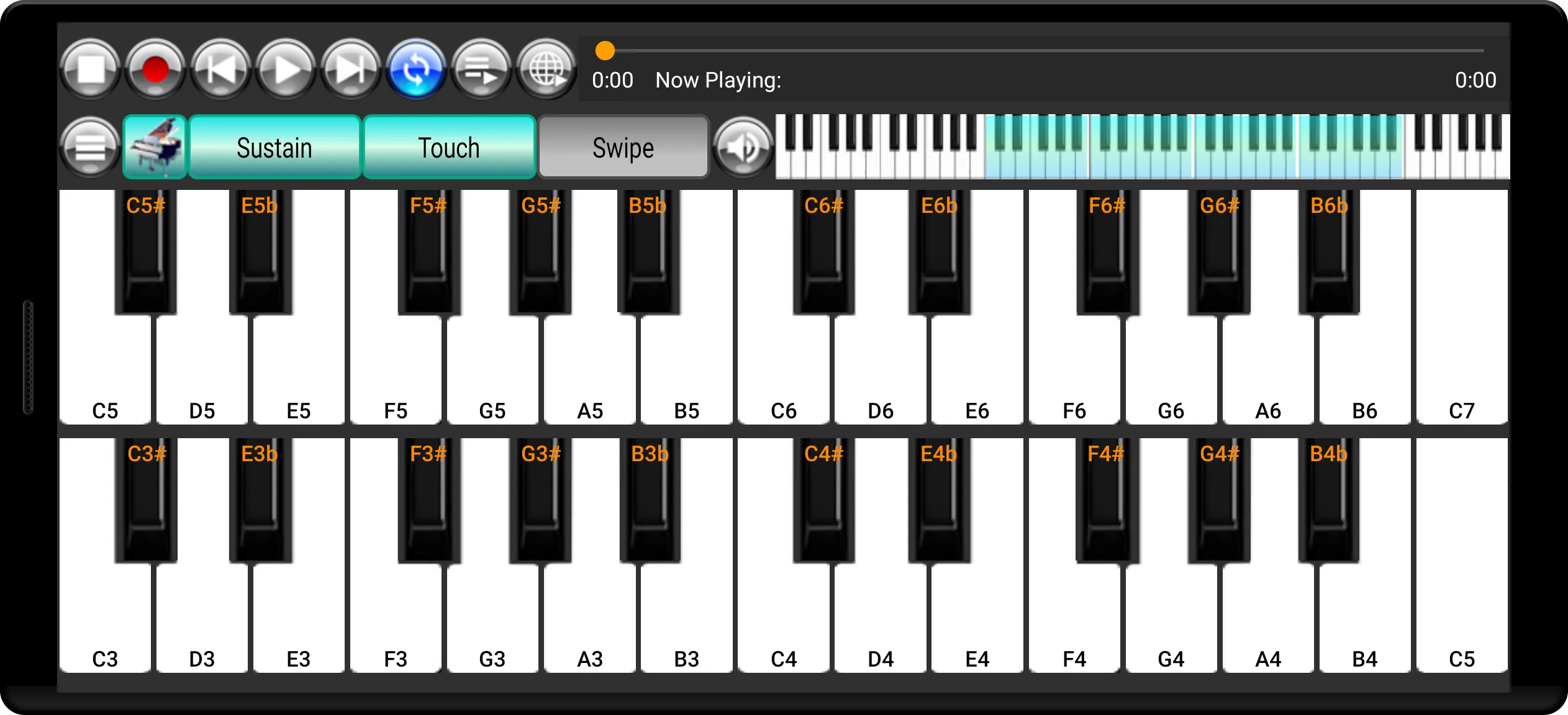 Strings and Piano Keyboard | Indus Appstore | Screenshot