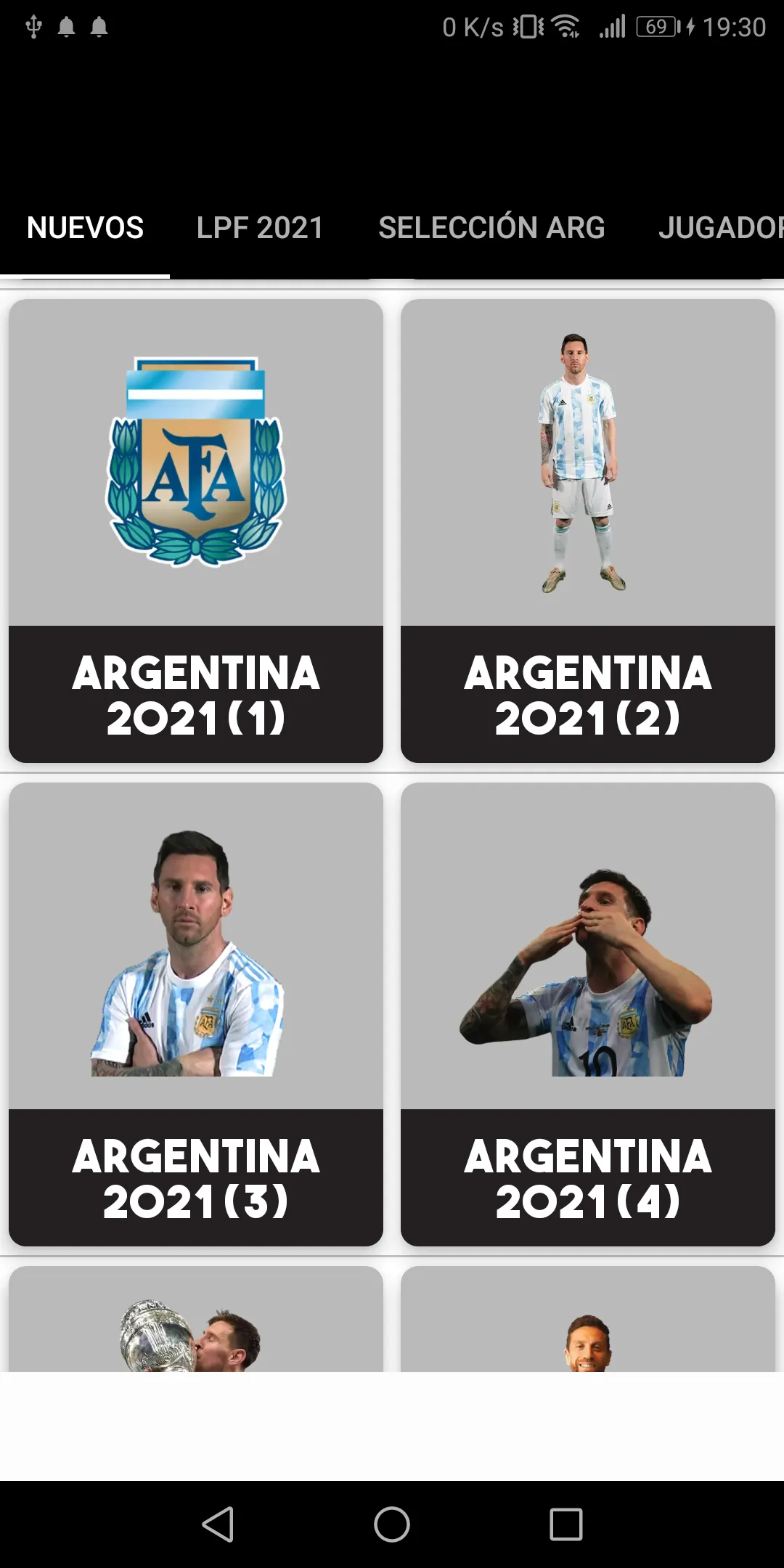 Stickers de Fútbol Argentino | Indus Appstore | Screenshot