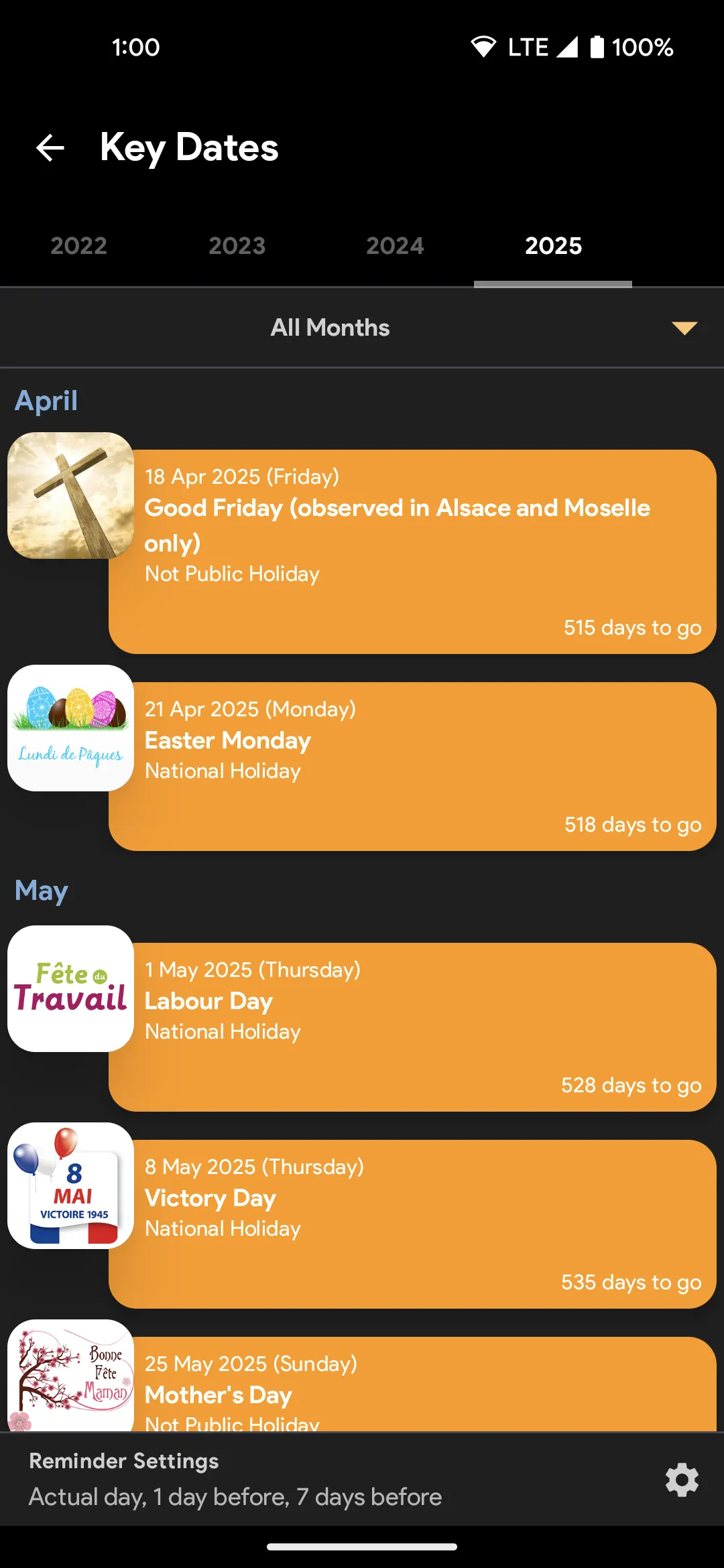 France Calendar 2024 | Indus Appstore | Screenshot