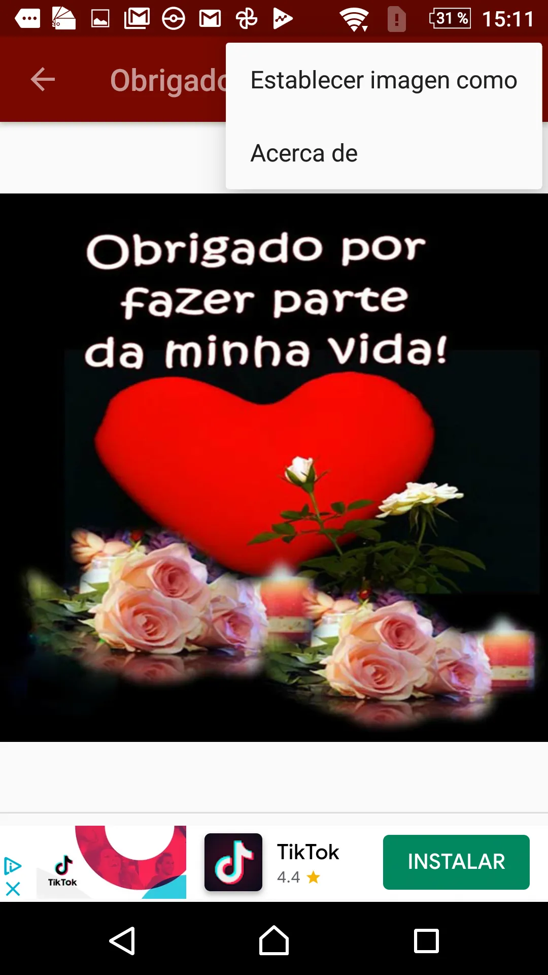 MUITO OBRIGADA/O AMOR | Indus Appstore | Screenshot