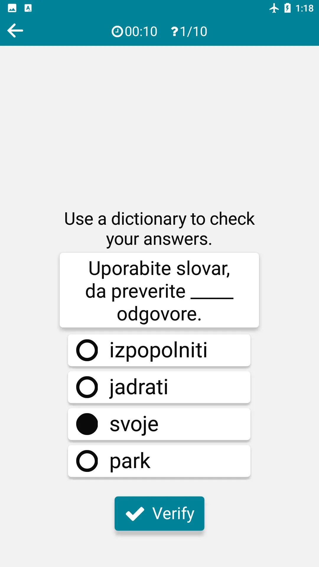 Slovenian - English | Indus Appstore | Screenshot