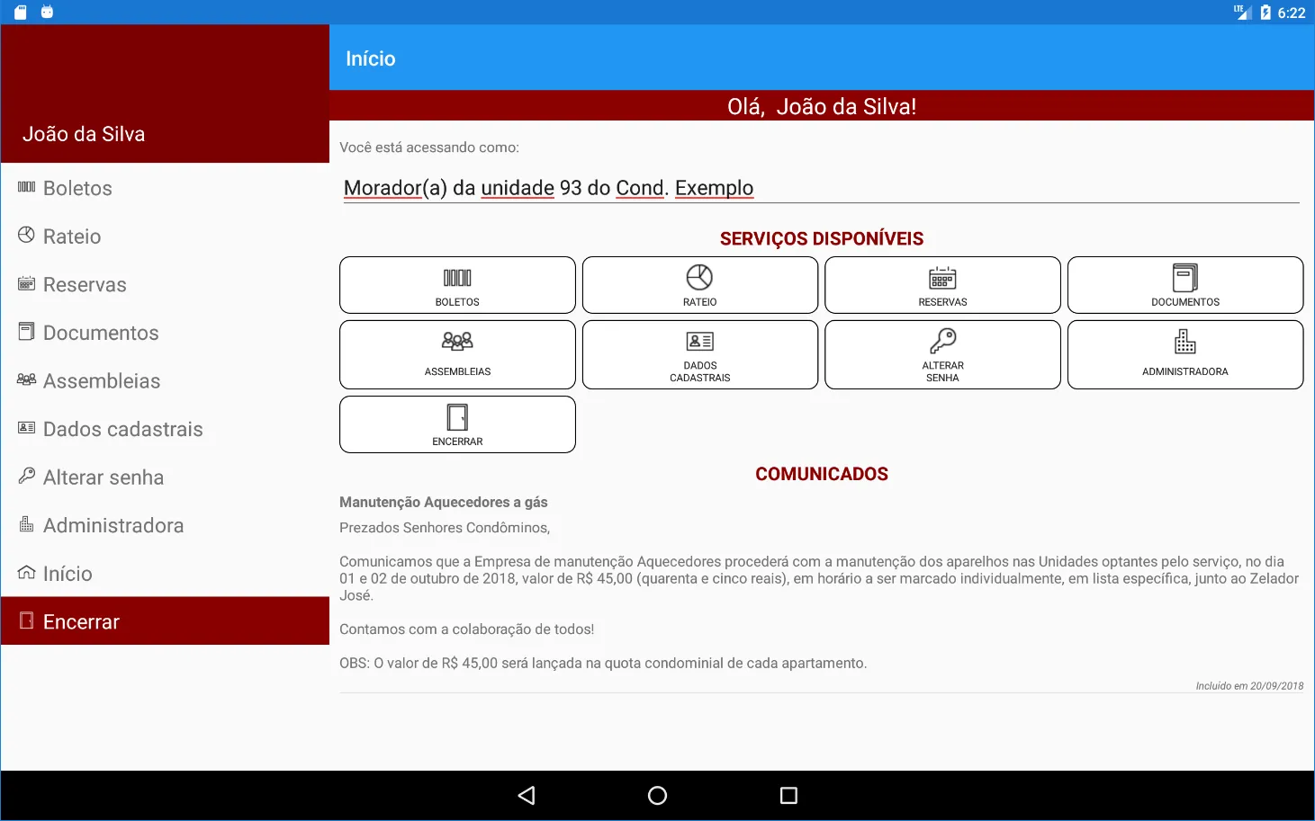 SIAC Condomínios | Indus Appstore | Screenshot