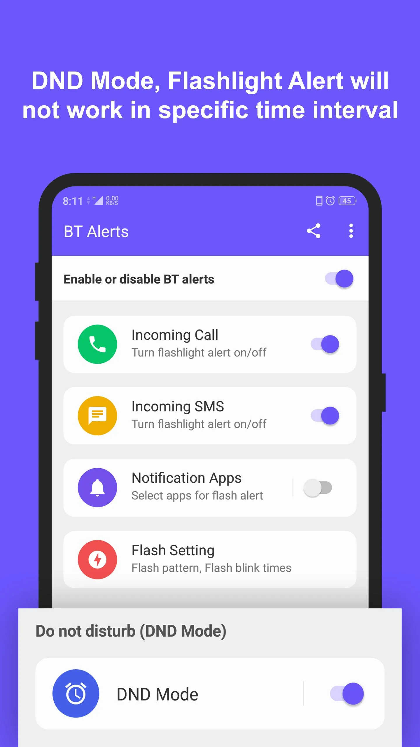 Flashlight Alerts | Indus Appstore | Screenshot