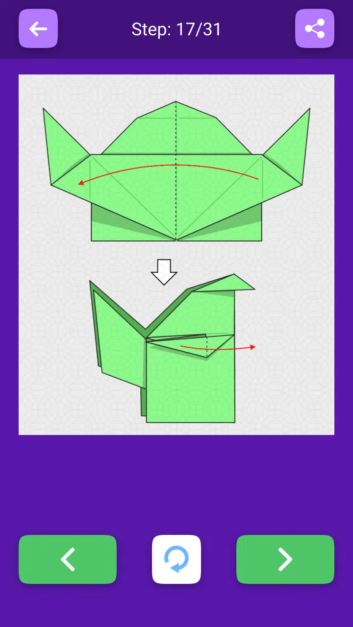 Origami Dinosaurs And Dragons | Indus Appstore | Screenshot