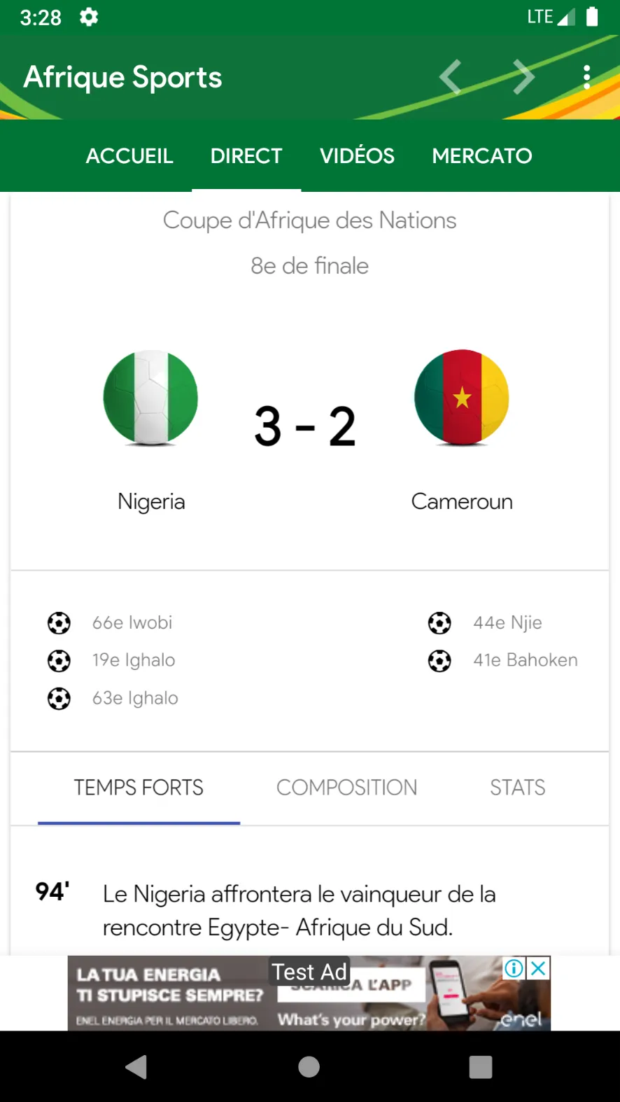 Africa Sports | Indus Appstore | Screenshot