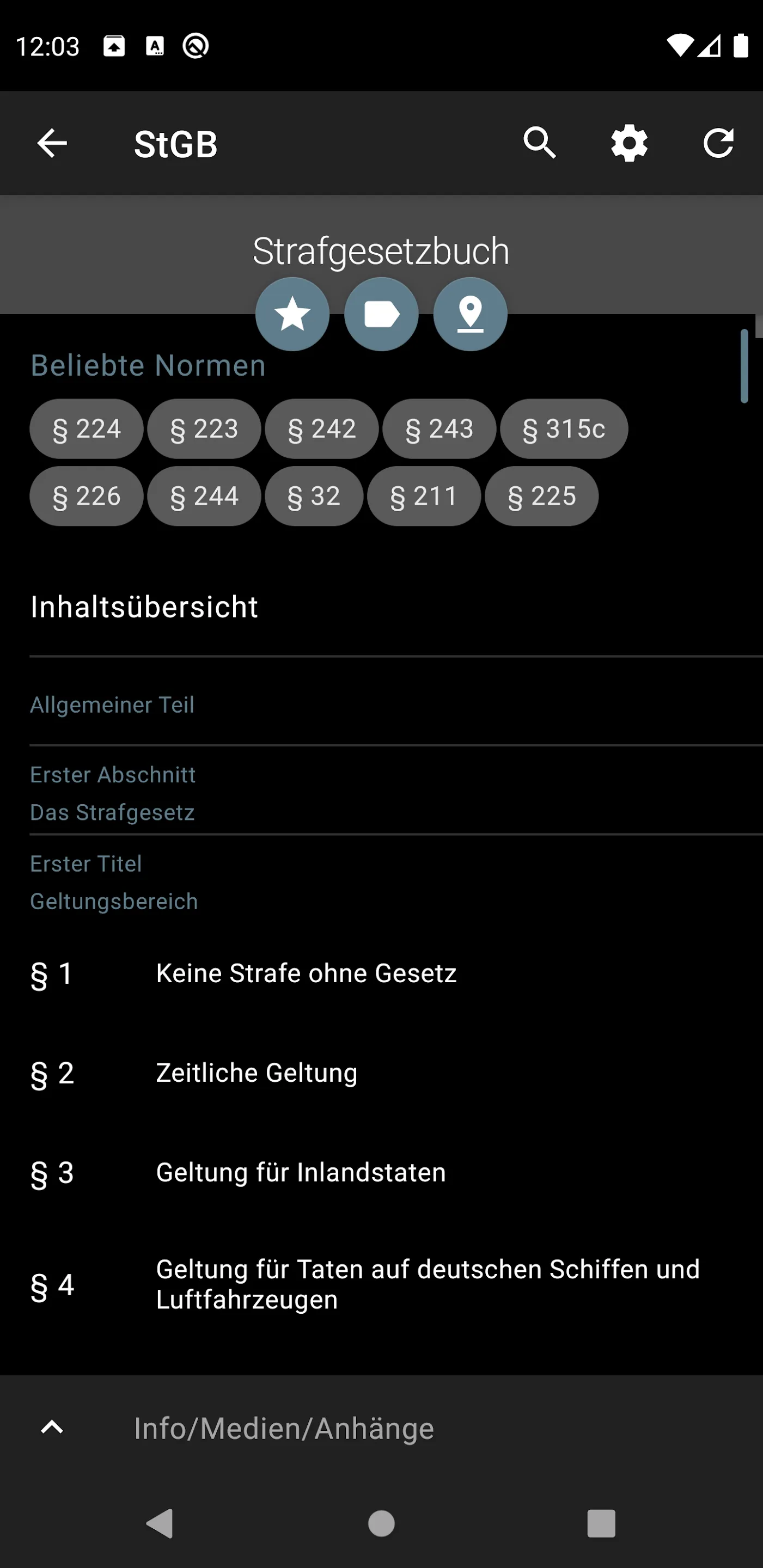 Lawdroid – Deutsche/EU-Gesetze | Indus Appstore | Screenshot