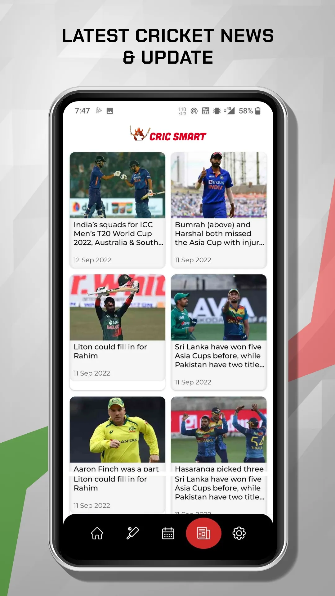 CricSmart - Cricket Live Line | Indus Appstore | Screenshot