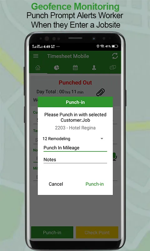 Employee Time Clock w/ GPS, Sc | Indus Appstore | Screenshot