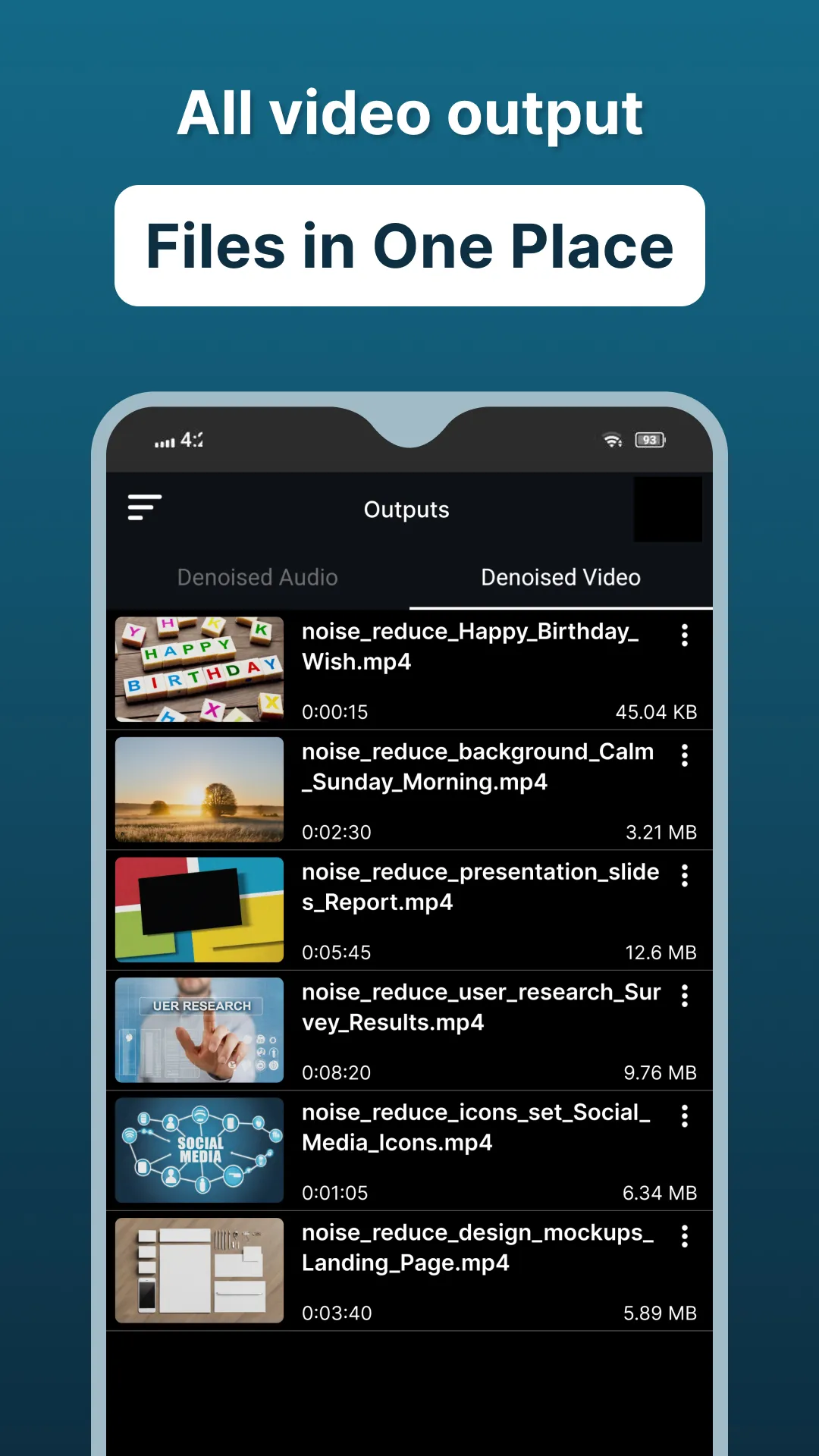 Audio Video Noise Reducer V2 | Indus Appstore | Screenshot