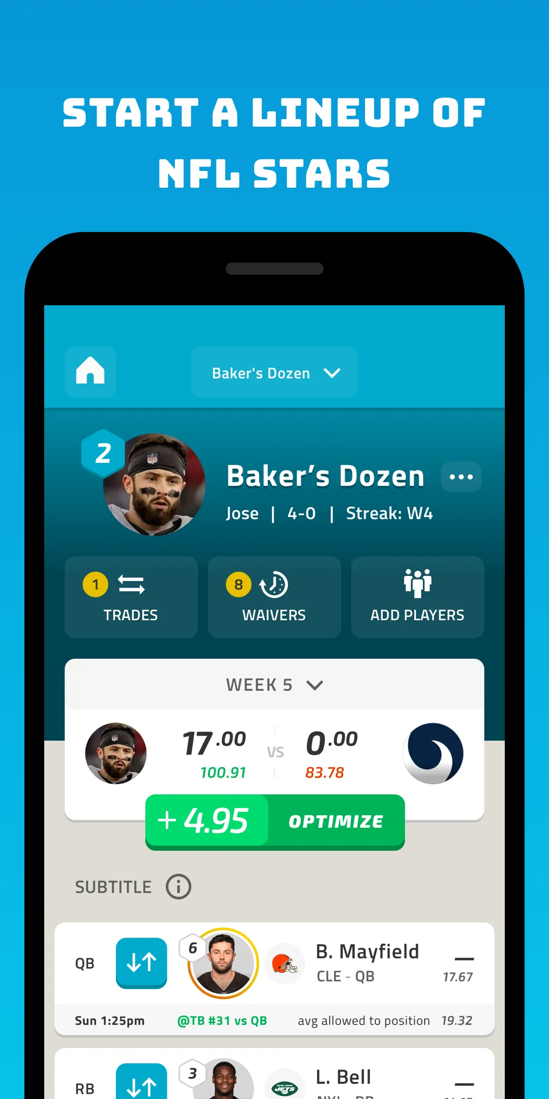 NFL Fantasy Football | Indus Appstore | Screenshot