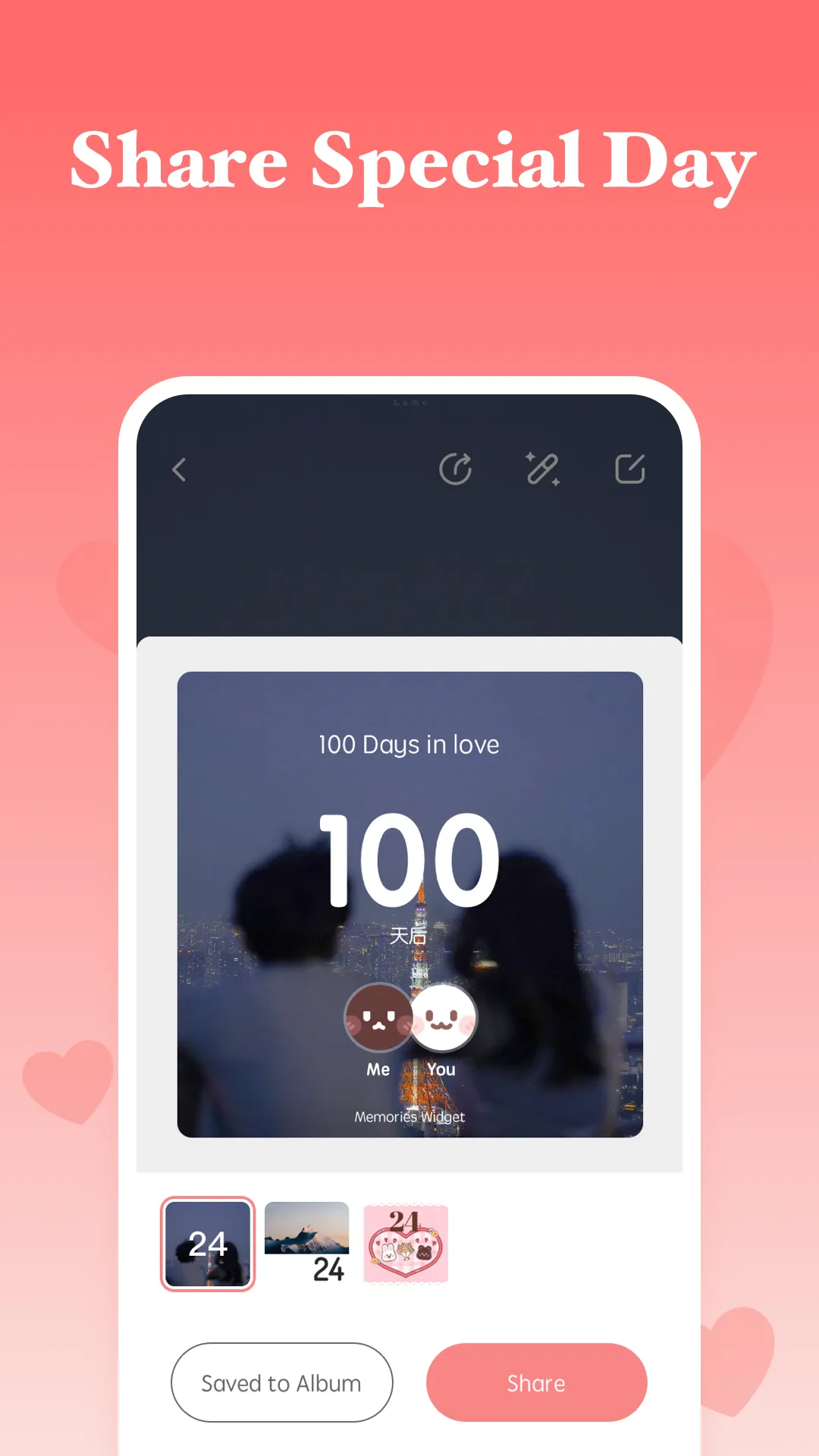 Memories - Love Days Counter | Indus Appstore | Screenshot