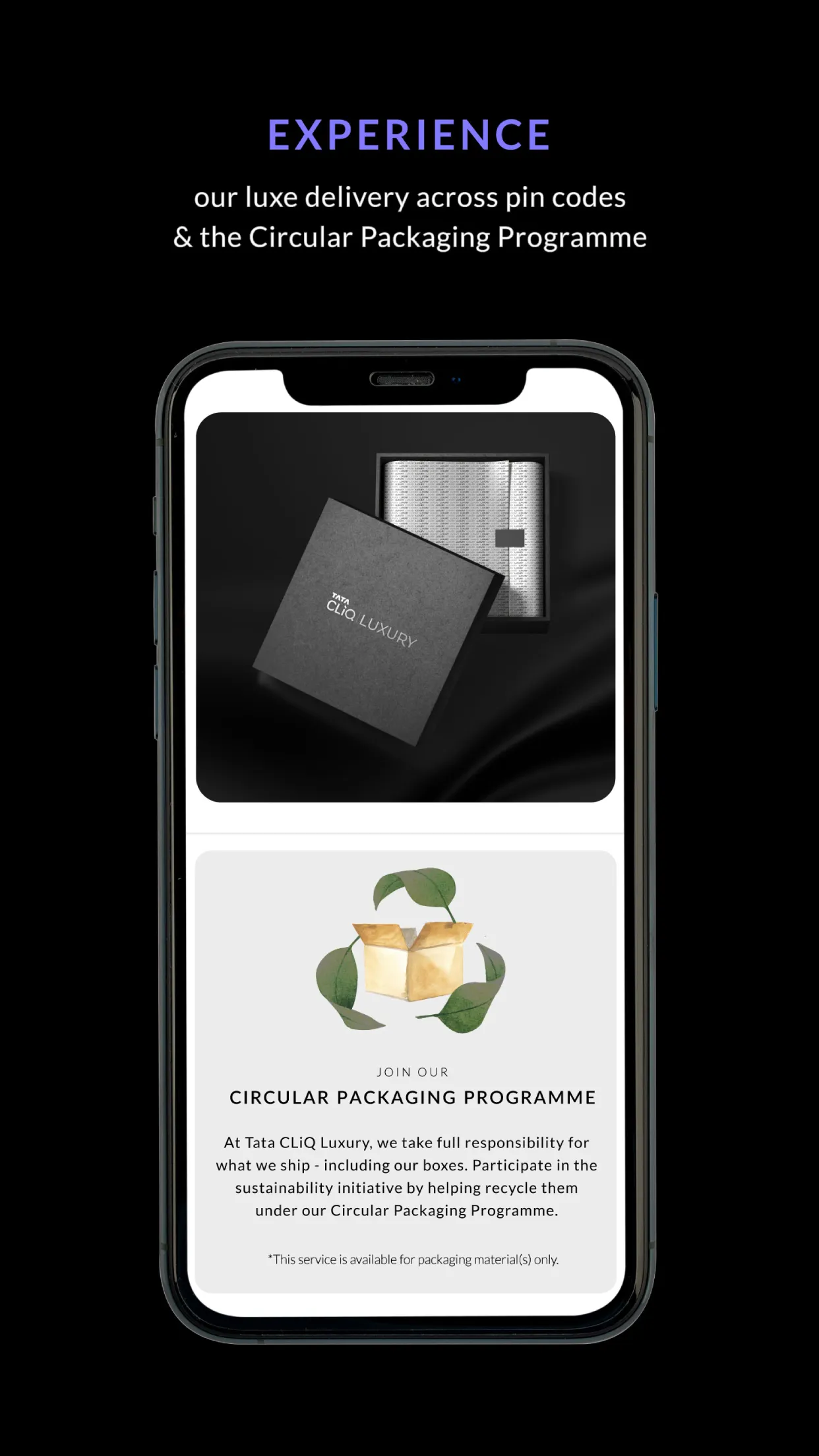 Tata CLiQ Luxury Shopping App | Indus Appstore | Screenshot