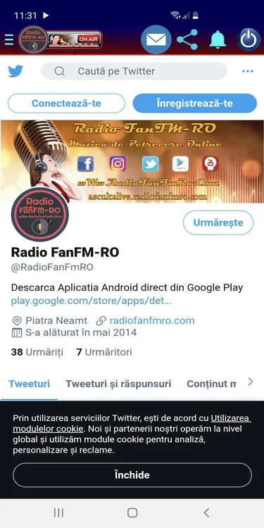 Radio FanFM-RO | Indus Appstore | Screenshot