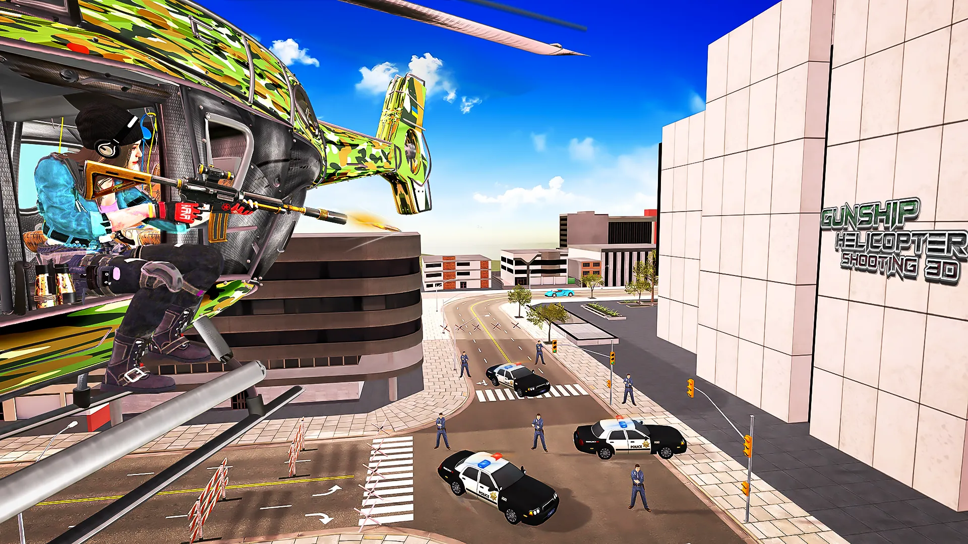 Gunship Helicopter Shooting 3D | Indus Appstore | Screenshot