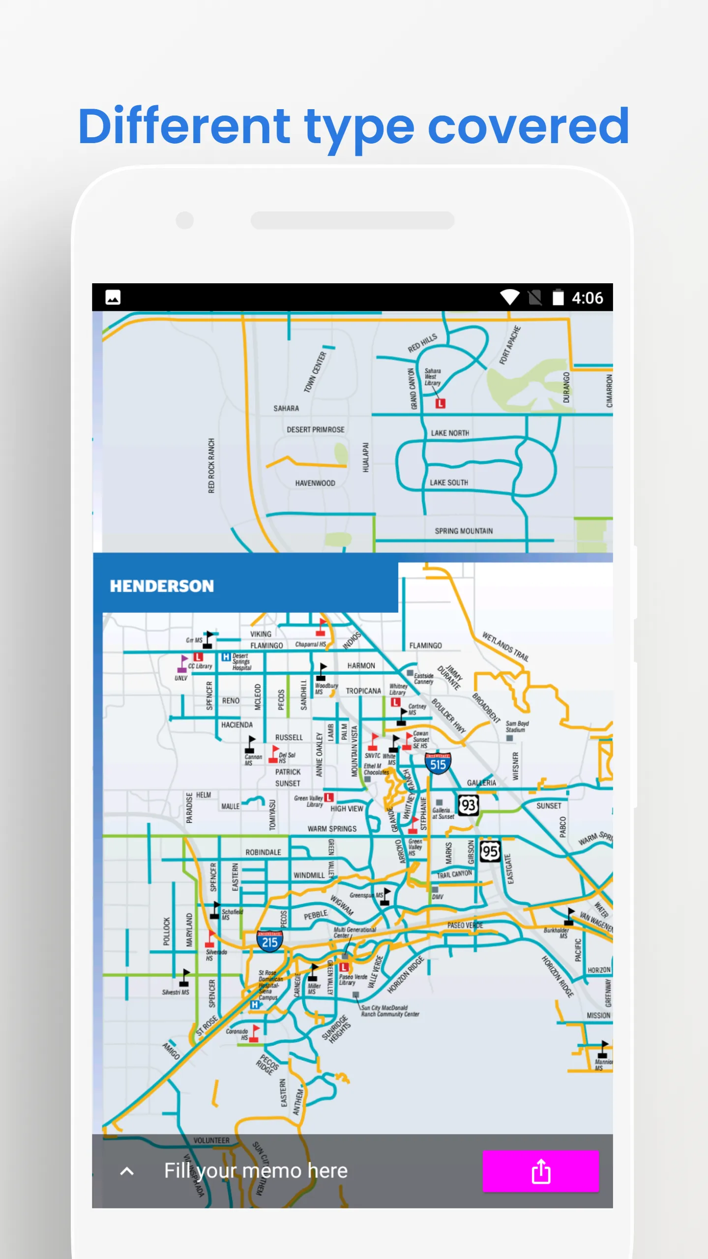 Las Vegas Travel Map Offline | Indus Appstore | Screenshot