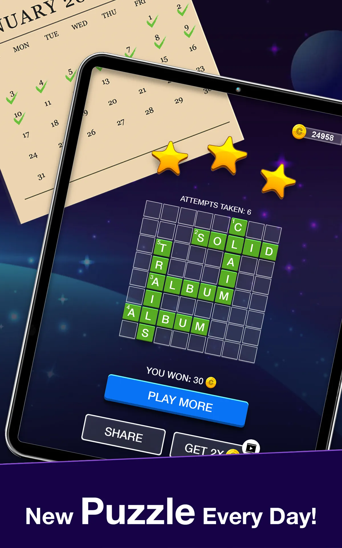 Crosswordly: Cross wordle Game | Indus Appstore | Screenshot