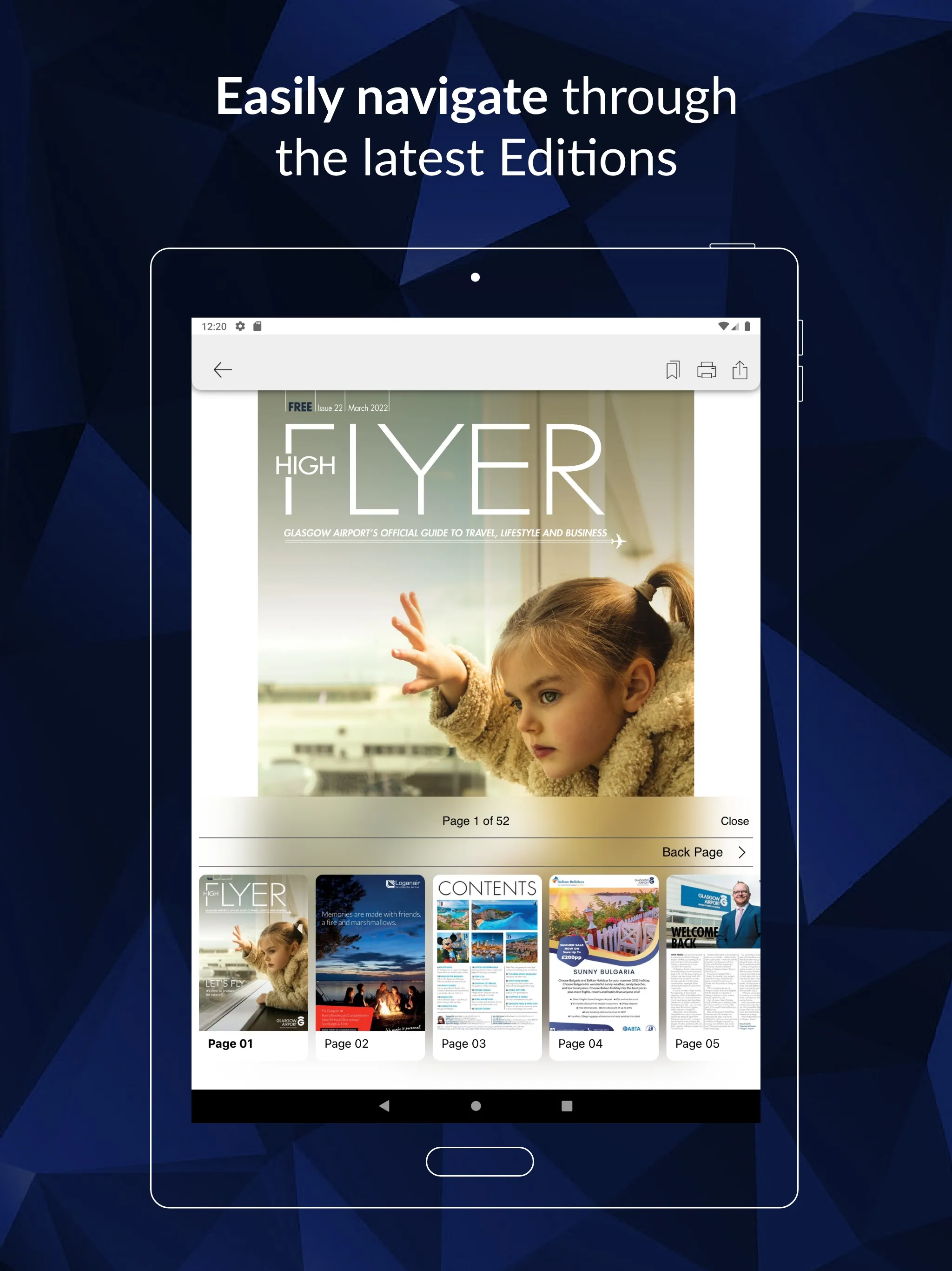 High Flyer Magazine | Indus Appstore | Screenshot