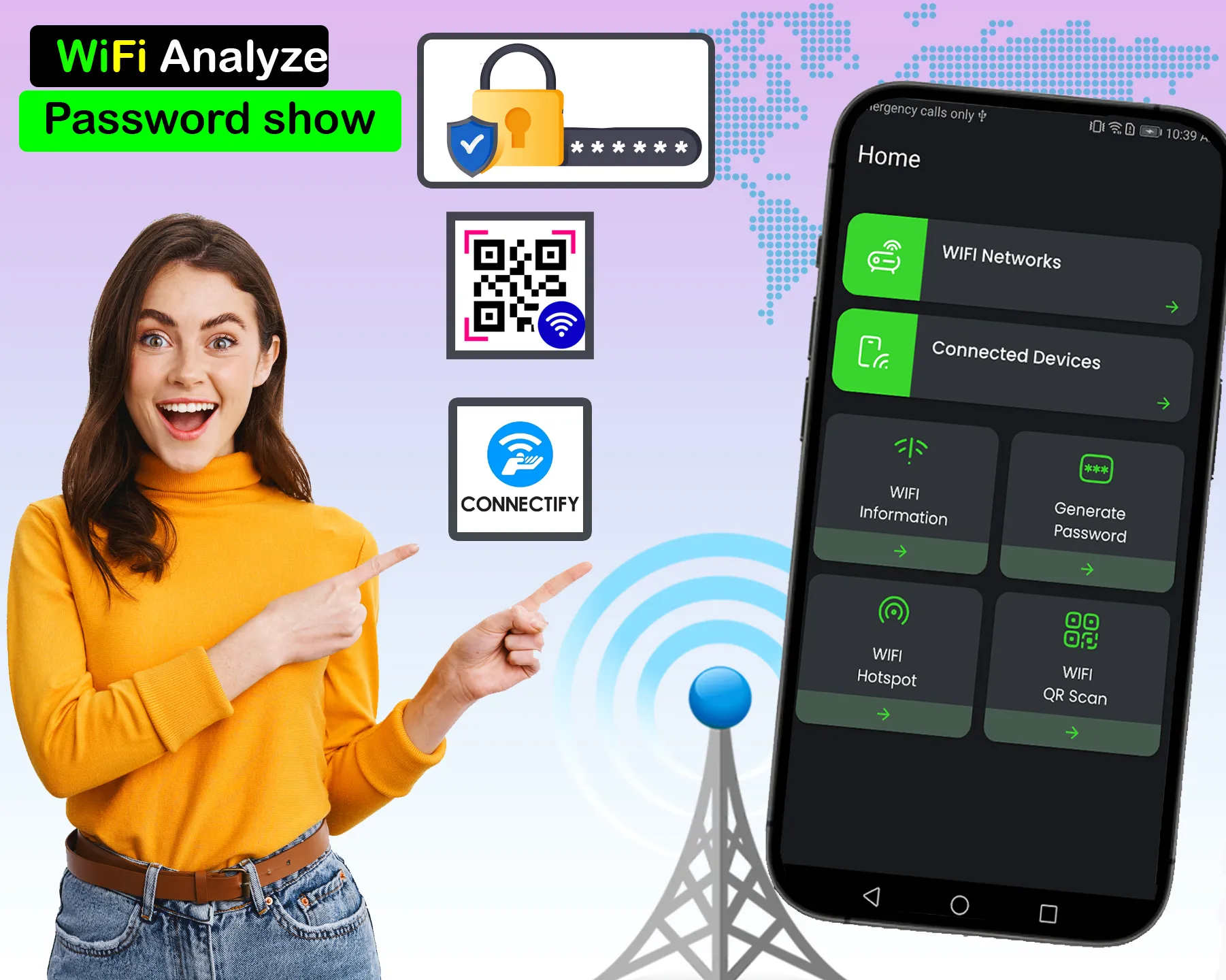 WiFi Analyzer: WiFi Passwords | Indus Appstore | Screenshot