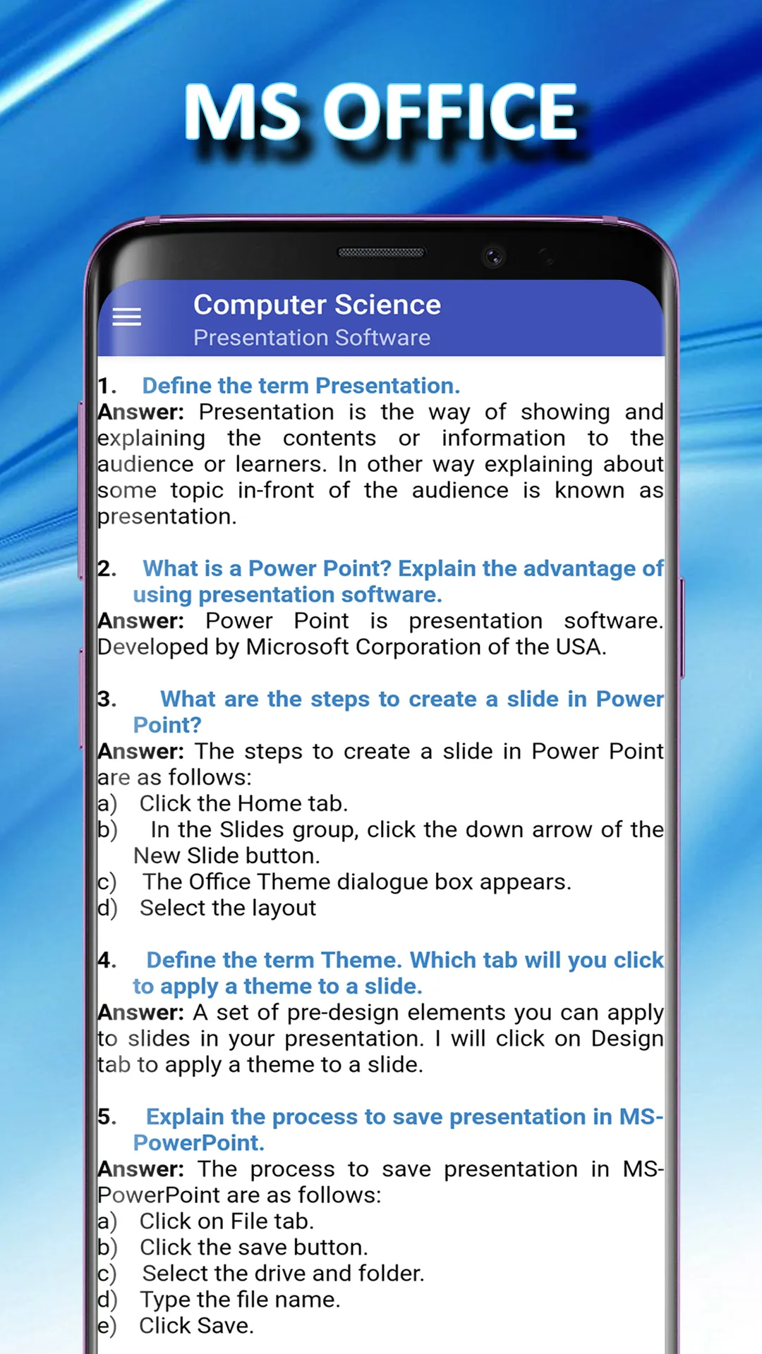 Computer Class 5 Solution | Co | Indus Appstore | Screenshot