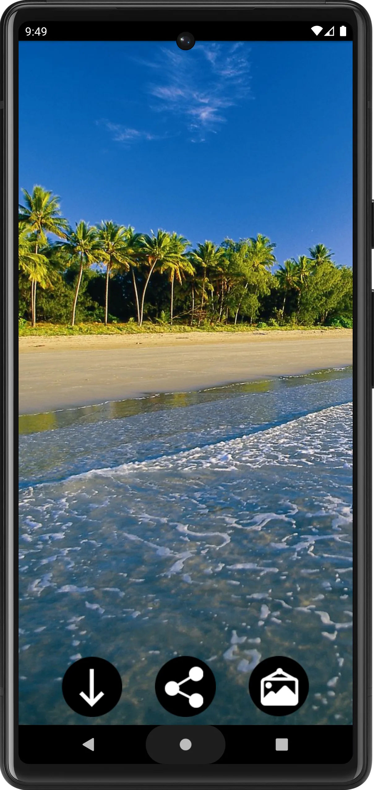 Beach HD Wallpaper | for phone | Indus Appstore | Screenshot