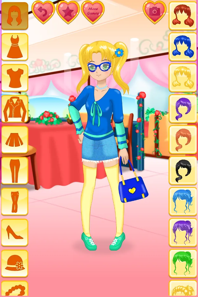 Anime Date Dress Up Girls Game | Indus Appstore | Screenshot