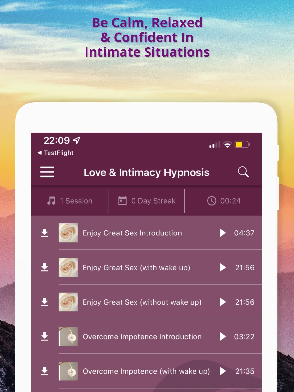 Sexual Intimacy Hypnosis | Indus Appstore | Screenshot