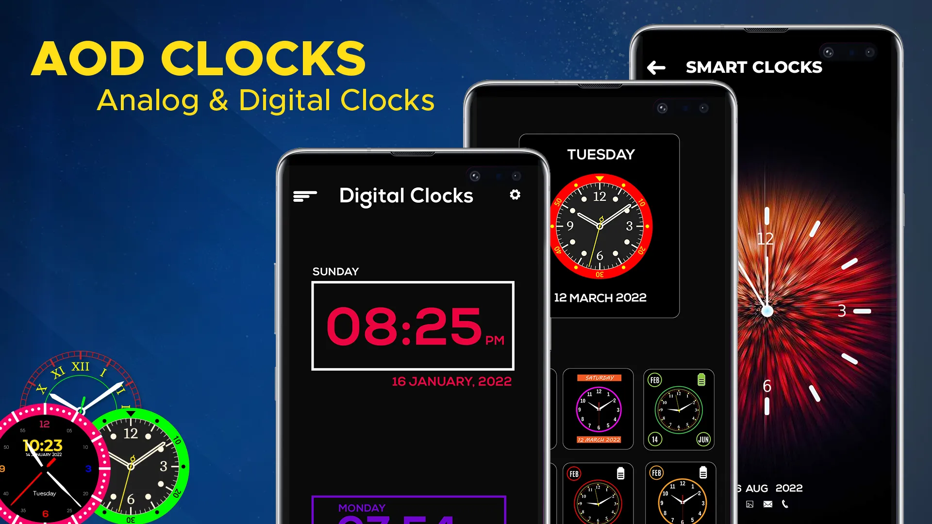 AOD Lock Screen Smart Clock | Indus Appstore | Screenshot