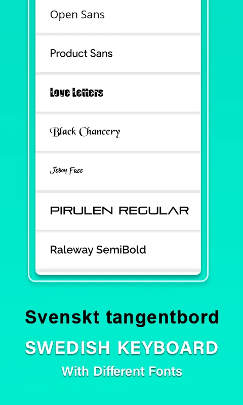 Swedish  Typing Keyboard APP | Indus Appstore | Screenshot